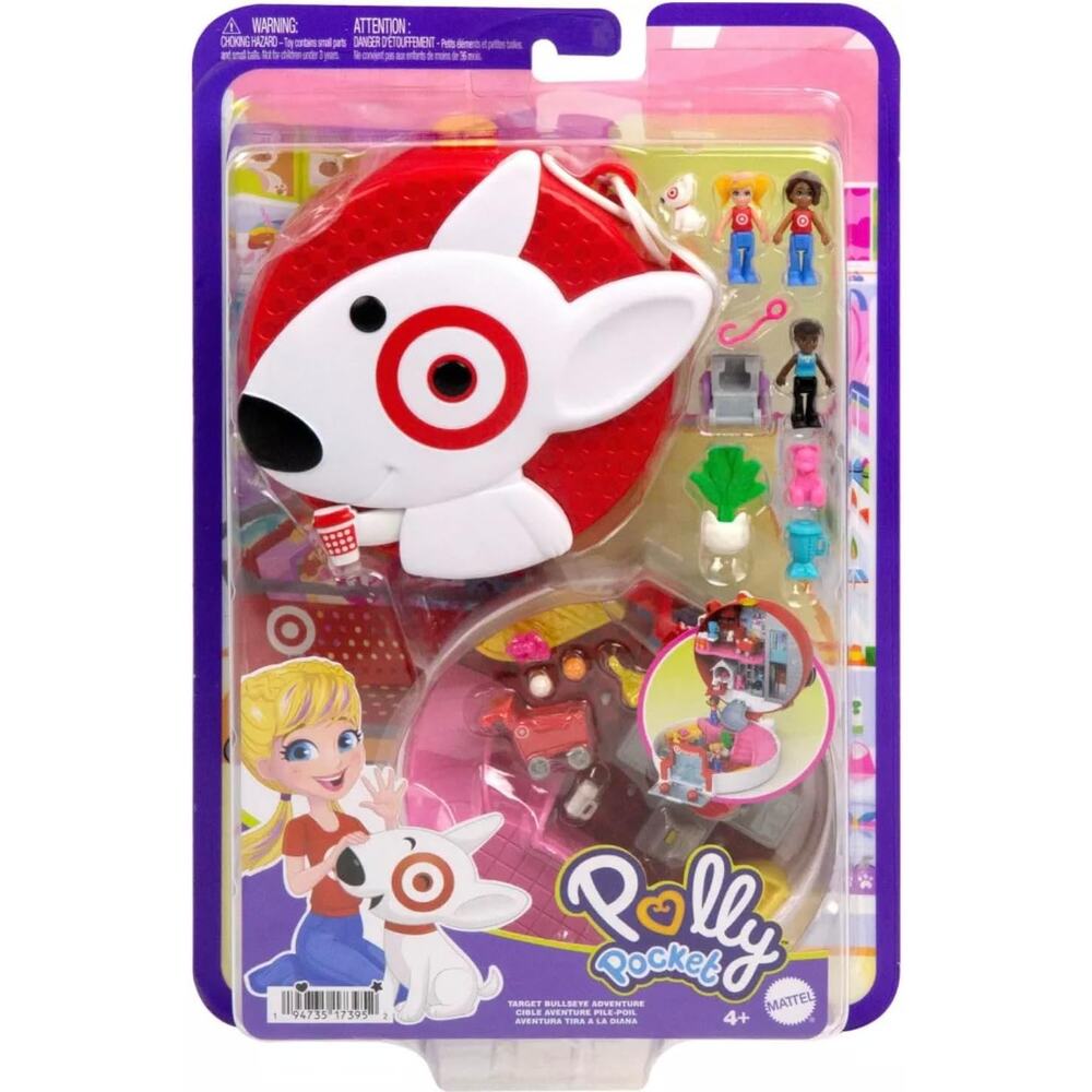 Polly Pocket Target Bullseye Adventure Exclusive Playset Brand New Doll Mini Toy